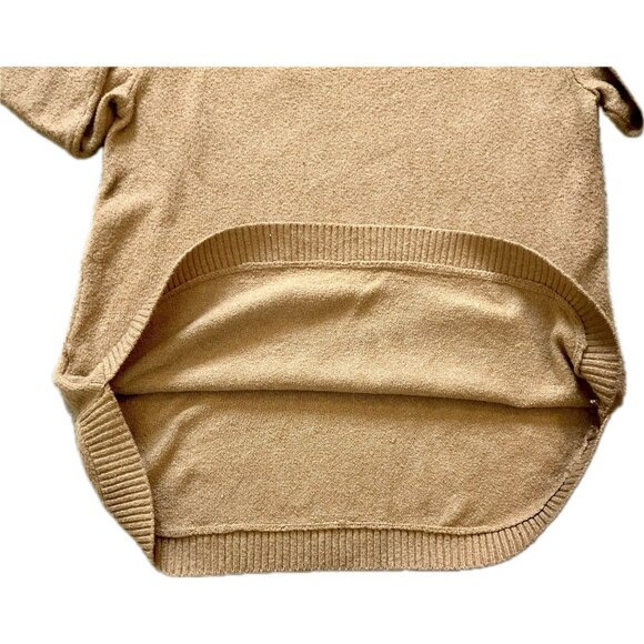 Tahari Women’s Medium Sweater Camel Turtleneck Cowl Neck Soft Cozy Stretchy - Picture 10 of 14